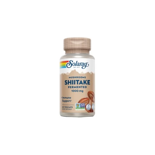 Solaray Shiitake 500 mg, 60 cápsulas vegetales