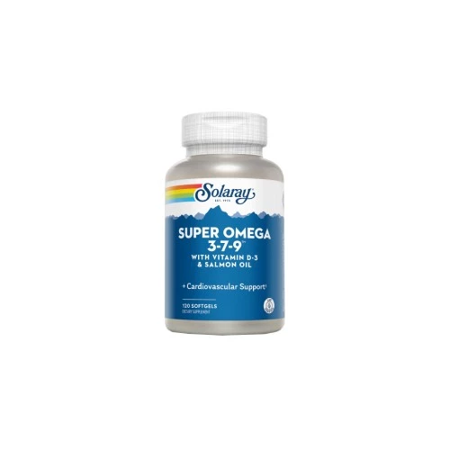 Solaray Super Omega 3-7-9, 120 perlas