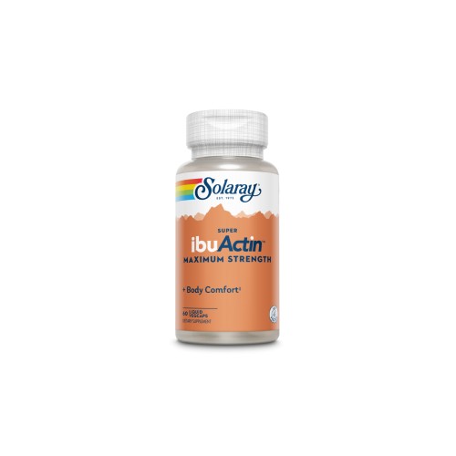 Solaray Super Ibuactin, 60 cápsulas veganas