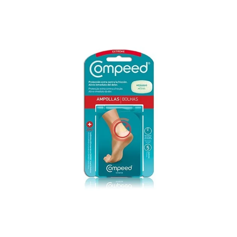 Compeed Ampollas Extreme Medianas, 5 ud