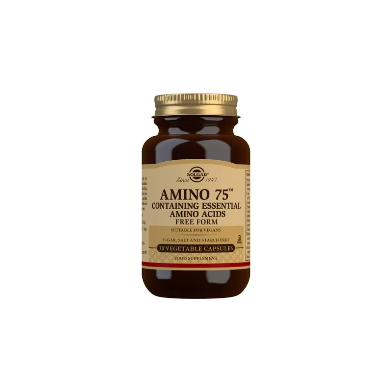 Solgar Amino 75, 30 cápsulas vegetales | Farmacia Barata