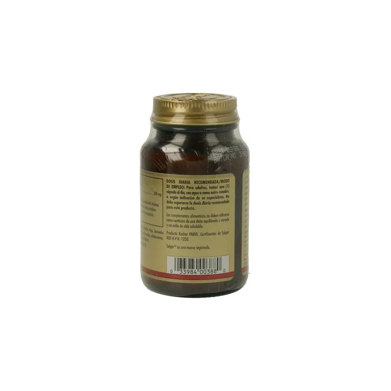 Solgar L-Arginina 500 mg, 50 Caps. Veg. | Farmacia Barata Solgar L-Arginina 500 mg, 50 Caps. Veg. | Farmacia Barata