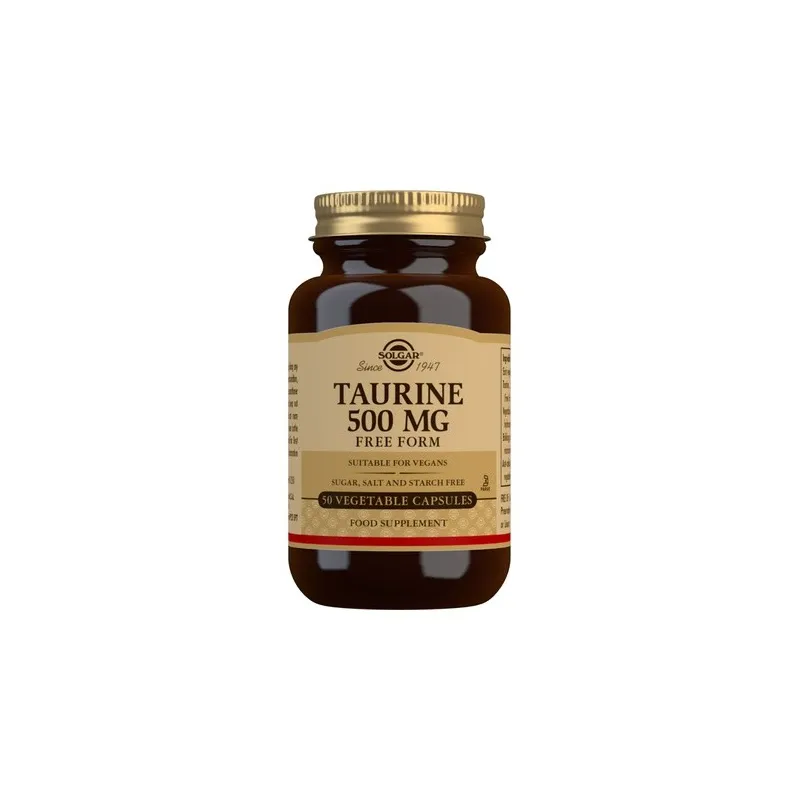 Solgar Taurina 500 mg | Farmacia Barata