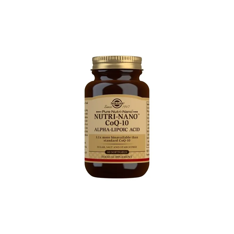 Solgar Nutri-Nano CoQ-10 Alfa Lipoico | Farmacia Barata