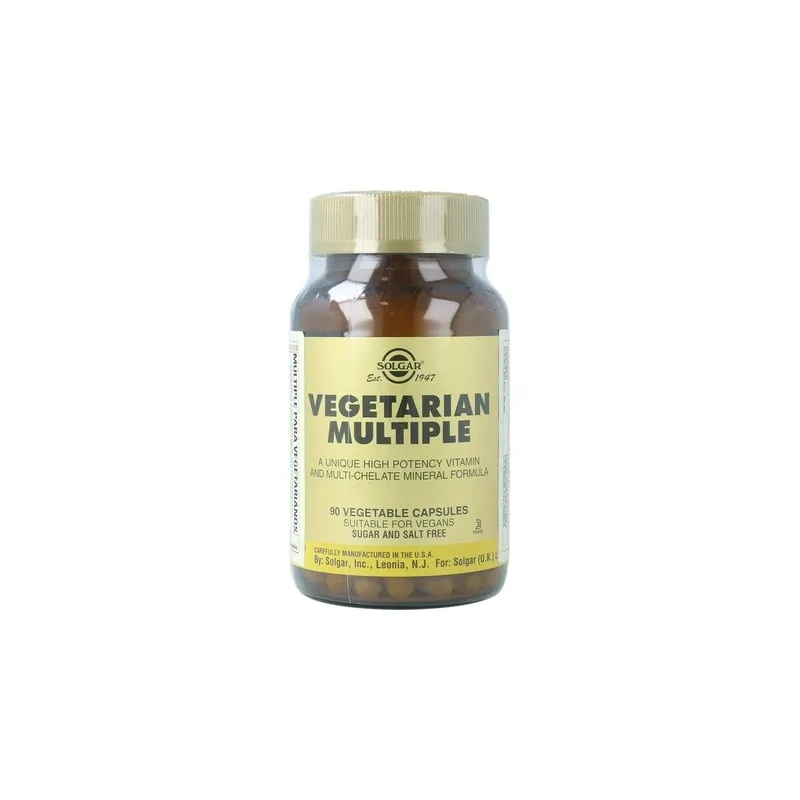 Solgar Vegetariano Múltiple 90 Vegicaps | Farmacia Barata Solgar Vegetariano Múltiple 90 Vegicaps | Farmacia Barata