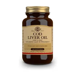 Solgar Aceite Hígado de Bacalao 100 Perlas | Farmacia Barata
