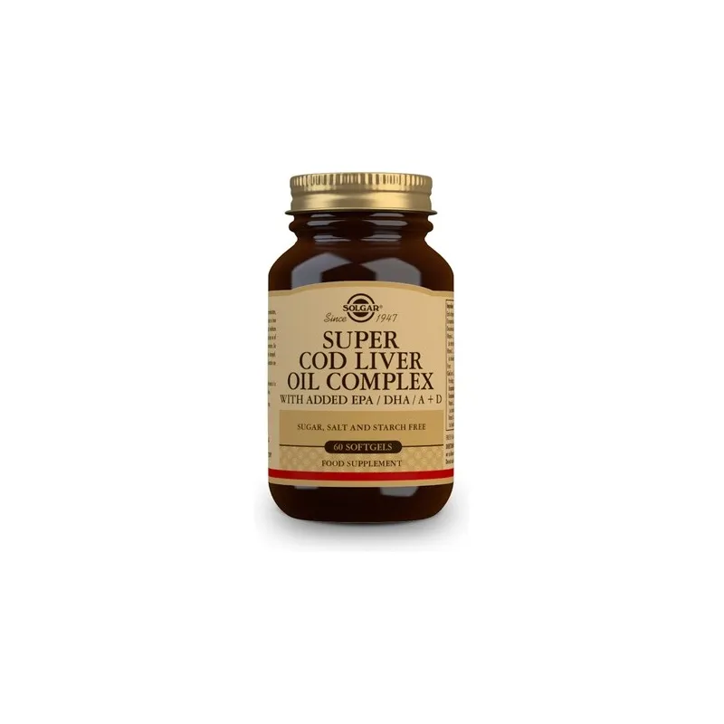 Solgar Cod Liver Oil Complex 60 Perlas | Farmacia Barata Solgar Cod Liver Oil Complex 60 Perlas | Farmacia Barata