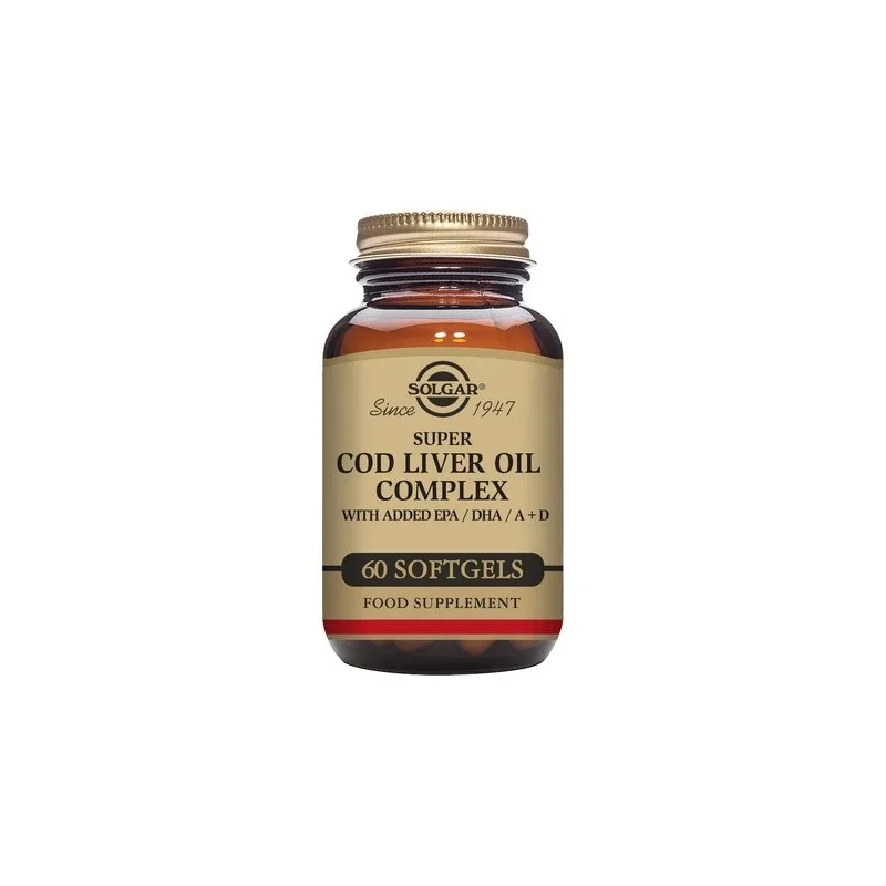 Solgar Cod Liver Oil Complex 60 Perlas | Farmacia Barata Solgar Cod Liver Oil Complex 60 Perlas | Farmacia Barata