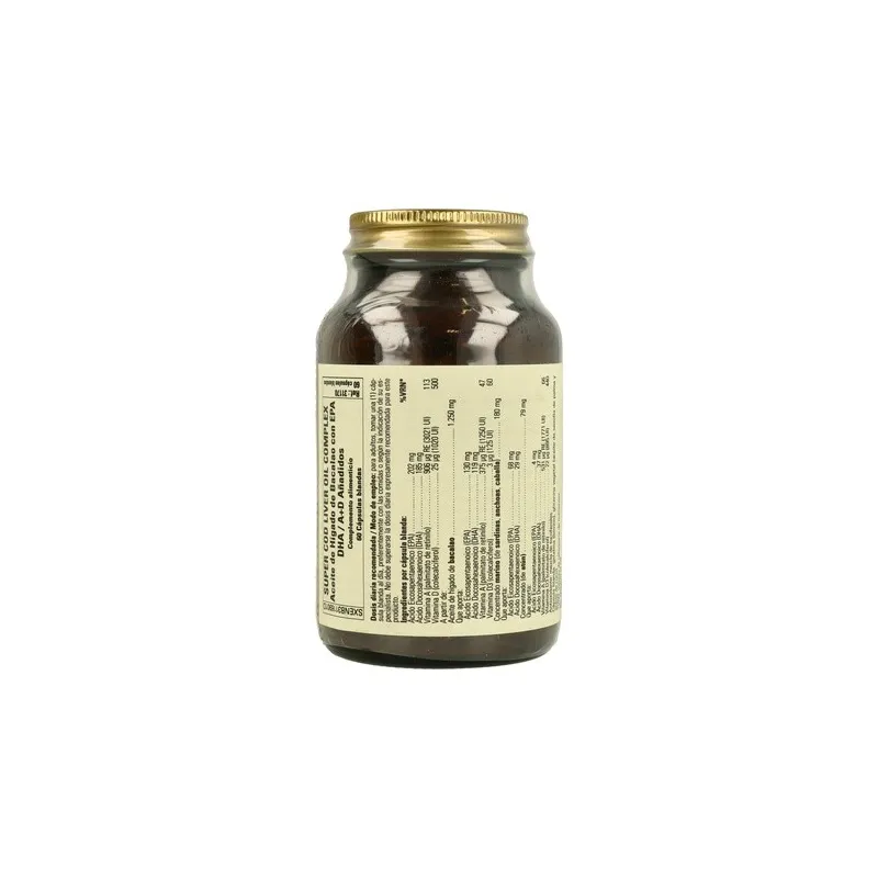 Solgar Cod Liver Oil Complex 60 Perlas | Farmacia Barata Solgar Cod Liver Oil Complex 60 Perlas | Farmacia Barata