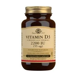Solgar Vit D3 2200 UI, 50 Caps. Veg. | Farmacia Barata