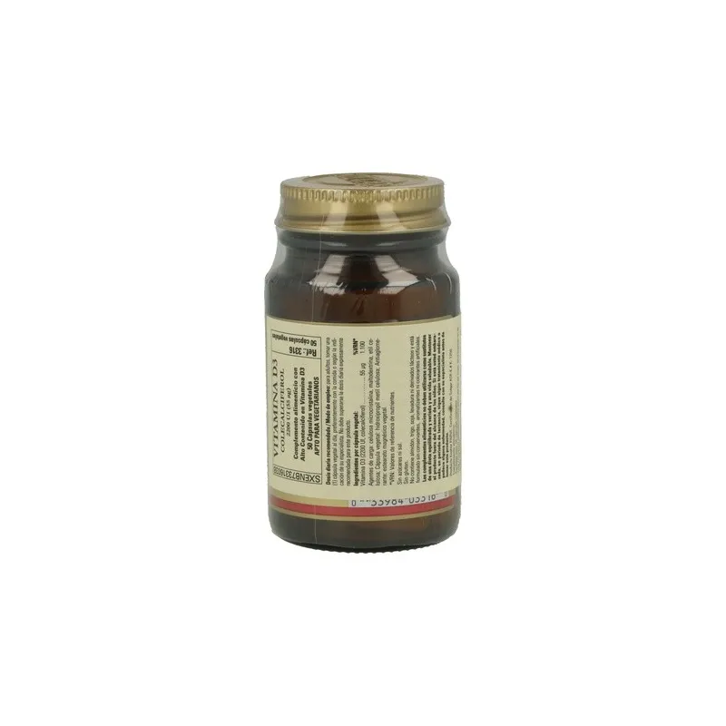 Solgar Vit D3 2200 UI, 50 Caps. Veg. | Farmacia Barata