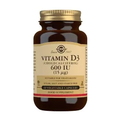 Solgar Vitamina D3 600 UI, 60 Cápsulas | Farmacia Barata Solgar Vitamina D3 600 UI, 60 Cápsulas | Farmacia Barata
