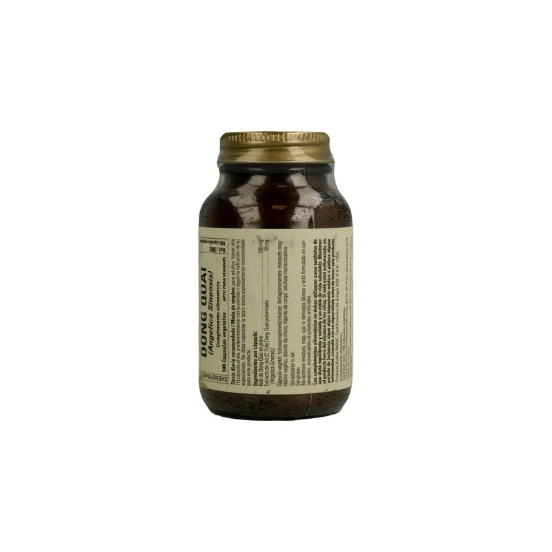 Solgar Dong Quai, 100 Cápsulas Vegetales | Farmacia Barata Solgar Dong Quai, 100 Cápsulas Vegetales | Farmacia Barata