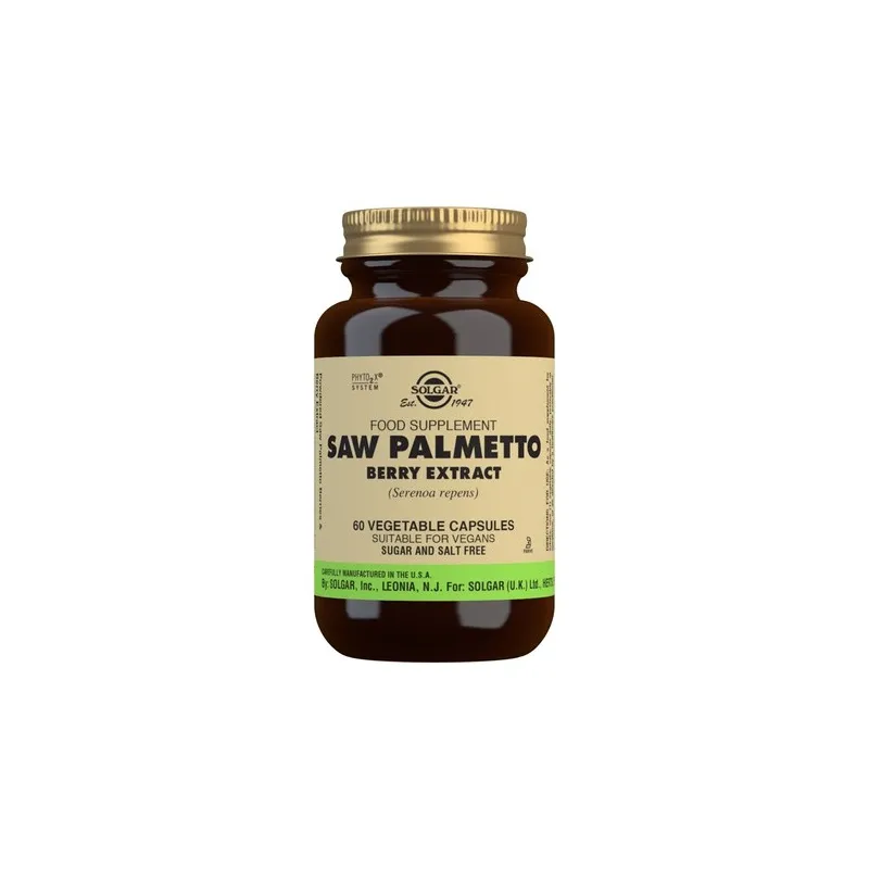 Solgar Sabal saw palmetto berries | Farmacia Barata Solgar Sabal saw palmetto berries | Farmacia Barata