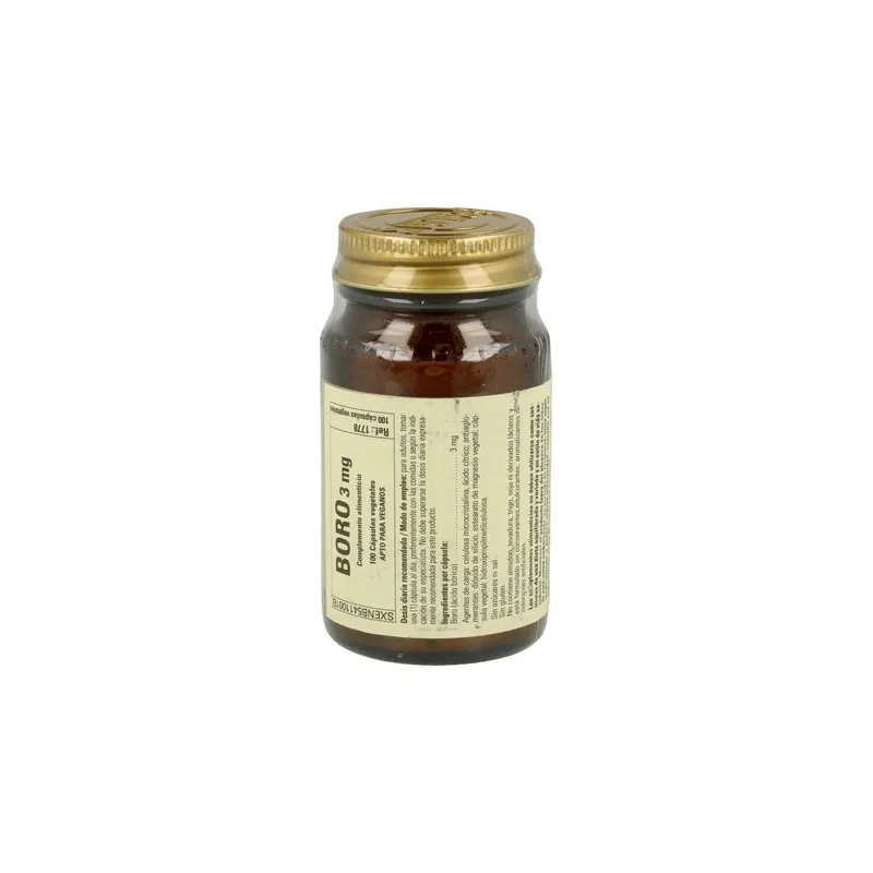 Solgar Boro 3 mg | Farmacia Barata