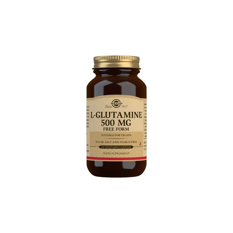 Solgar L-Glutamina 500 mg 250 Caps | Farmacia Barata