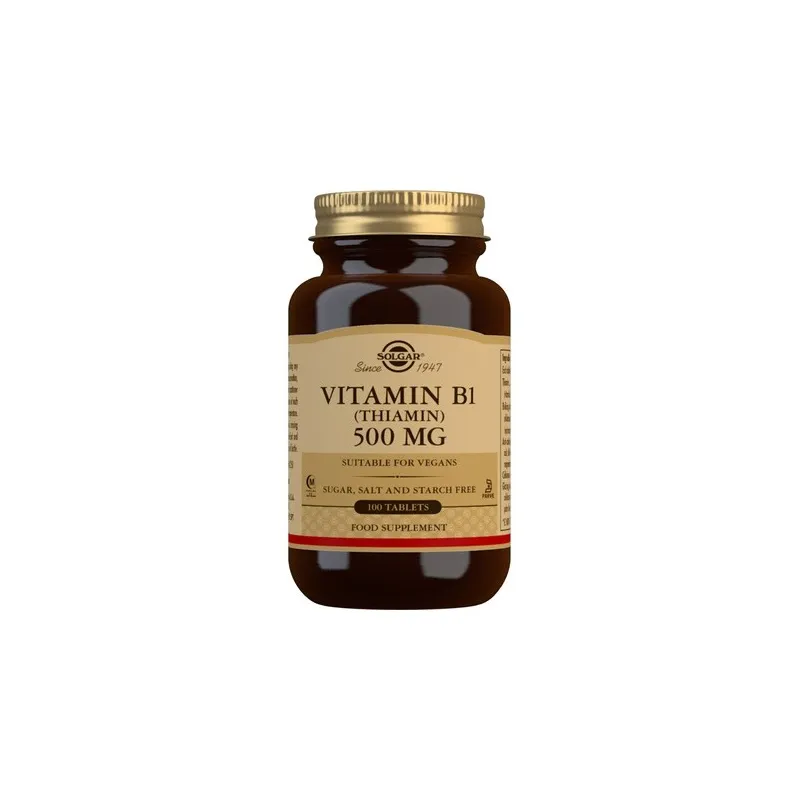 Solgar Vit B1 (Tiamina) 500 mg | Farmacia Barata Solgar Vit B1 (Tiamina) 500 mg | Farmacia Barata