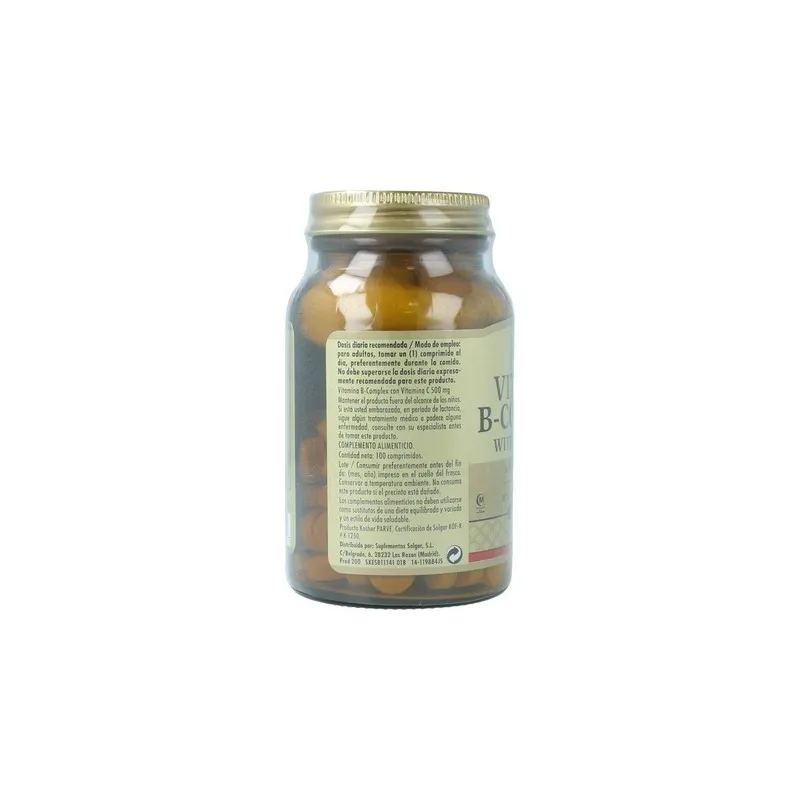 Solgar B-Complex con Vit C | Farmacia Barata Solgar B-Complex con Vit C | Farmacia Barata
