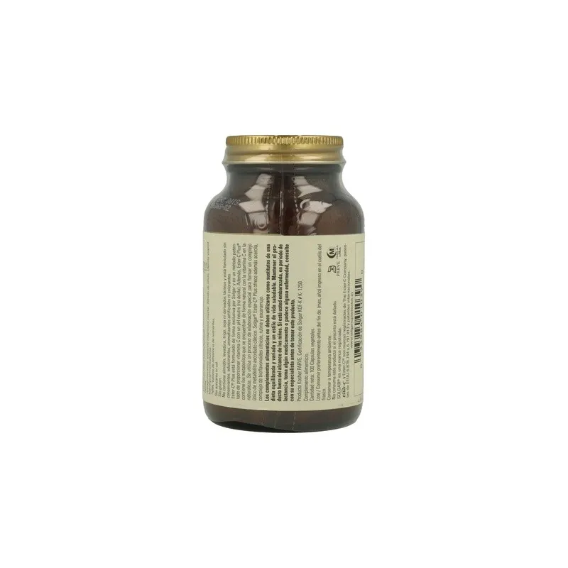 Solgar Ester-C plus vitamina C 500 mg, 100 cápsulas | Farmacia Barata Solgar Ester-C plus vitamina C 500 mg, 100 cápsulas | Farmacia Barata