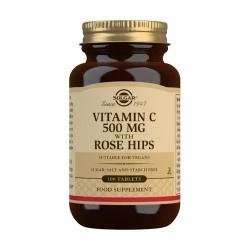 Solgar Rose Hips C 500 mg, 100 Comprimidos