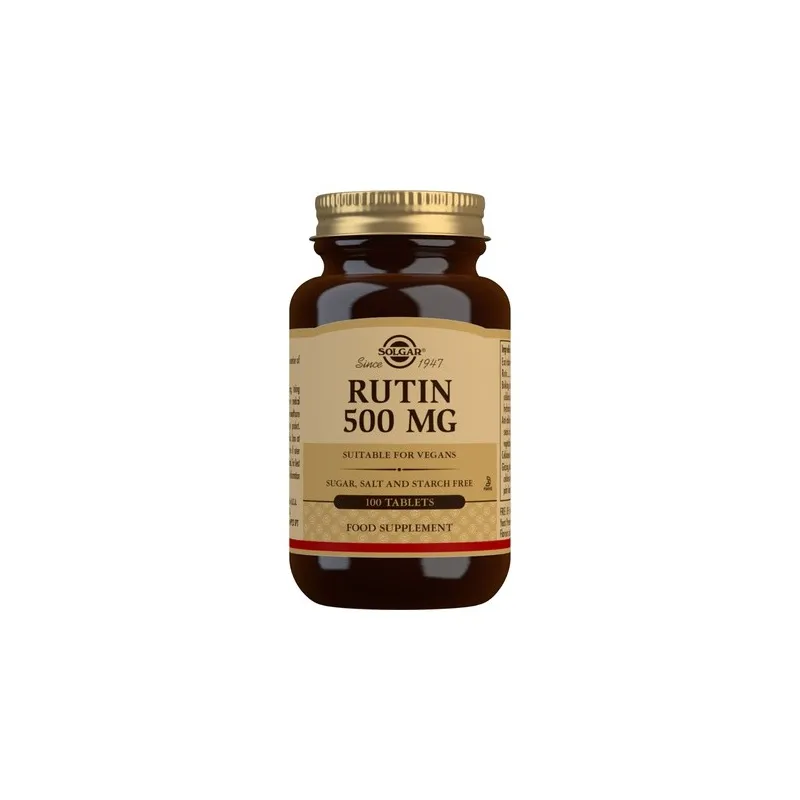 Solgar Rutina 500 mg, 100 Comprimidos| Farmacia Barata Solgar Rutina 500 mg, 100 Comprimidos| Farmacia Barata