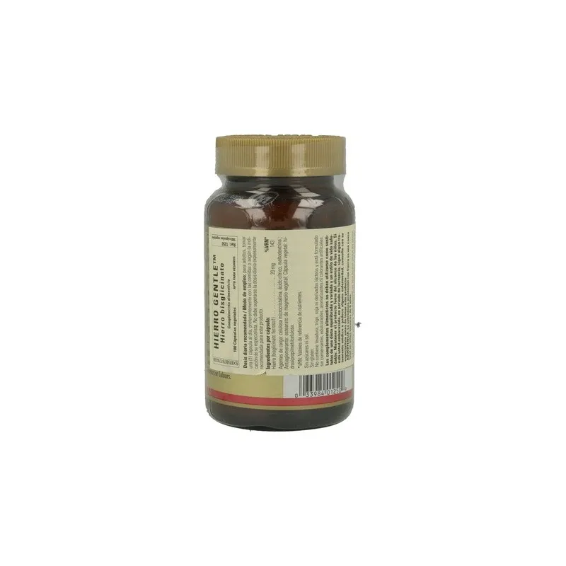 Solgar Hierro Gentle 20 mg | Farmacia Barata Solgar Hierro Gentle 20 mg | Farmacia Barata