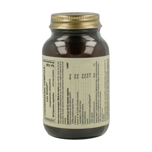 Solgar Thermogenic Complex, 60 Caps Vegetales.