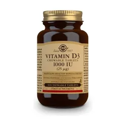 Solgar Vit D3 1000 UI Masticable | Farmacia Barata Solgar Vit D3 1000 UI Masticable | Farmacia Barata