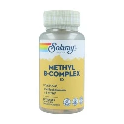 Solaray Methyl B-Complex 50, 60 cápsulas vegetales