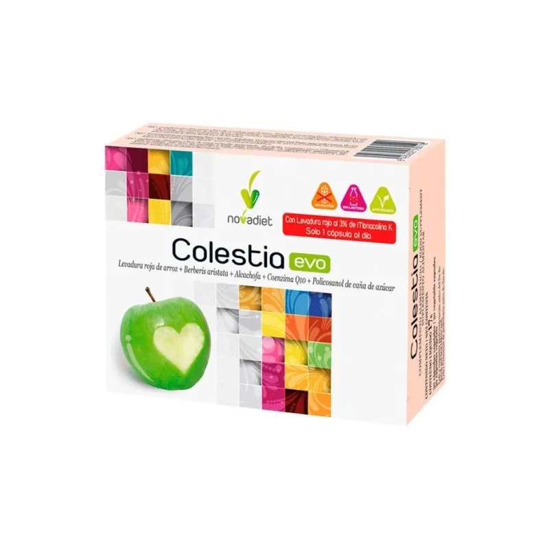 Novadiet Colestia Formato ahorro, 60 cápsulas Corazón saludable