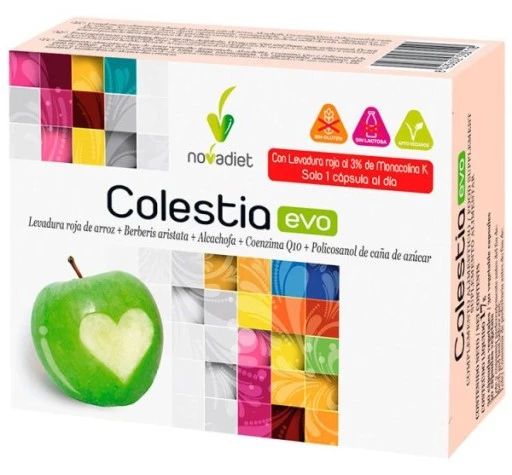 Novadiet Colestia Formato ahorro, 60 cápsulas Corazón saludable