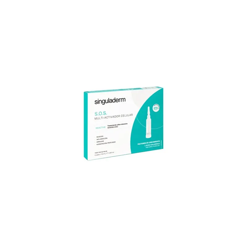 Singuladerm SOS Reactive, 4 Viales x 10,5ml | Farmacia Barata