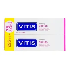 Vitis Encías Pasta Dentífrica Duplo, 2x150ml Vitis Encías Pasta Dentífrica Duplo, 2x150ml