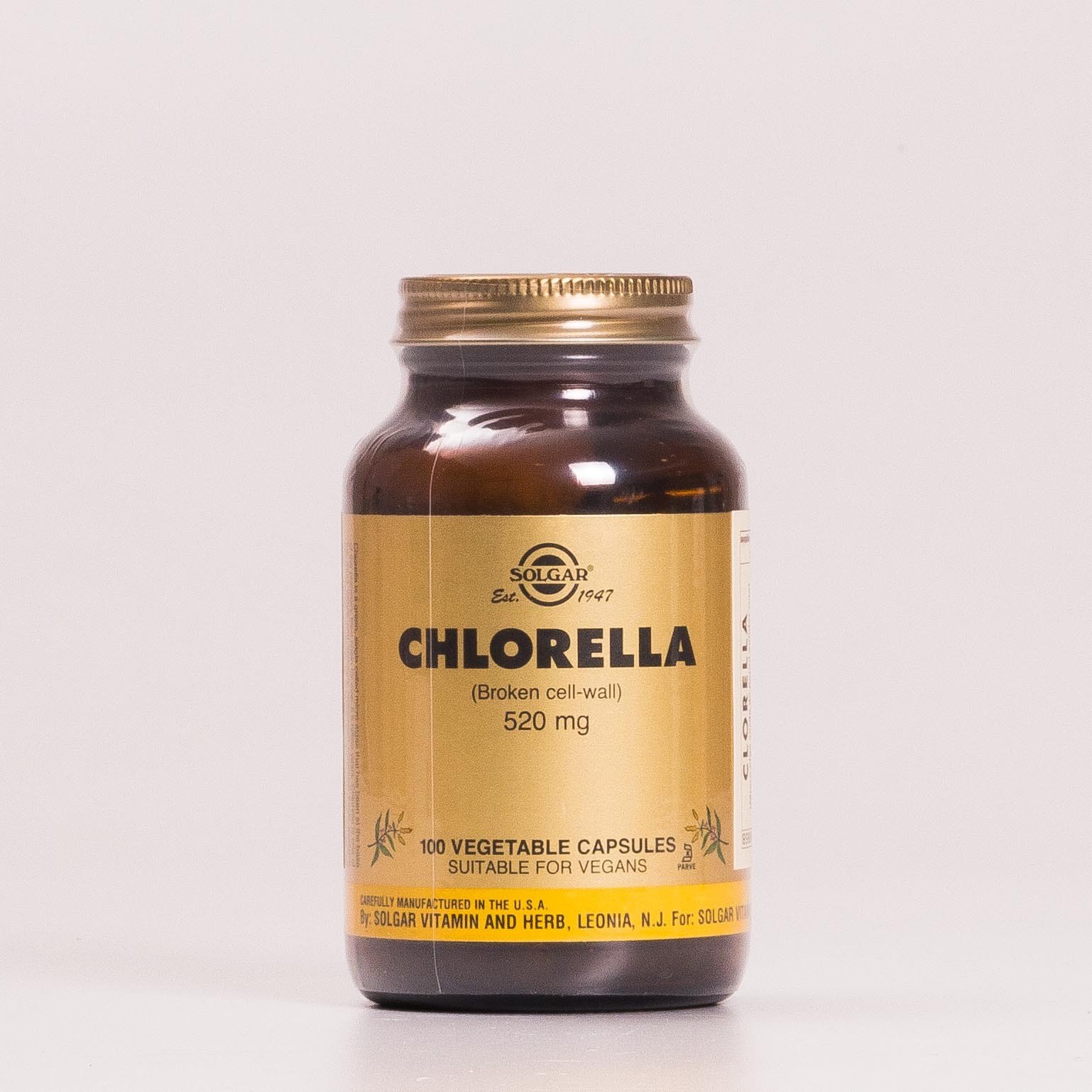 Chlorella de Solgar. 100 cápsulas