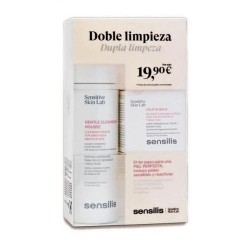 Sensilis Pack Doble Limpieza Espuma Limpiadora 200 ml+ Balsamo 25 ml