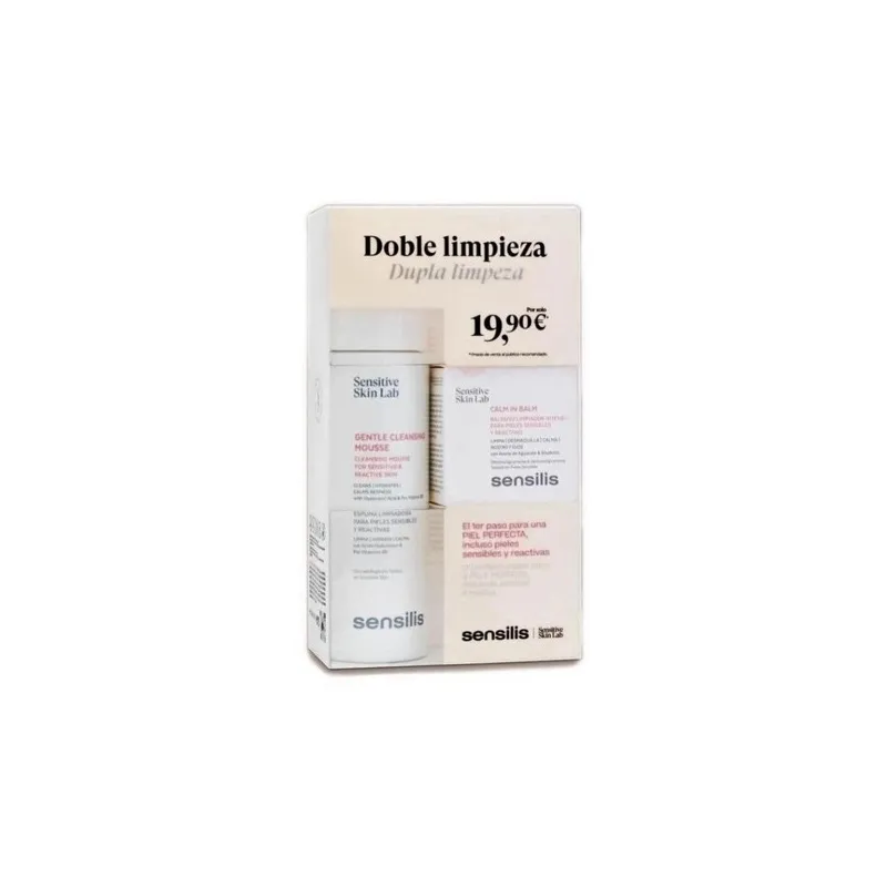 Sensilis Pack Doble Limpieza Espuma Limpiadora 200 ml+ Balsamo 25 ml