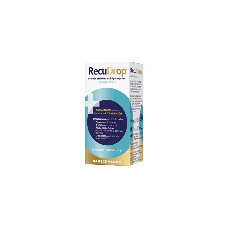 Recudrop solucion oftalmica ojos secos, 10 ml