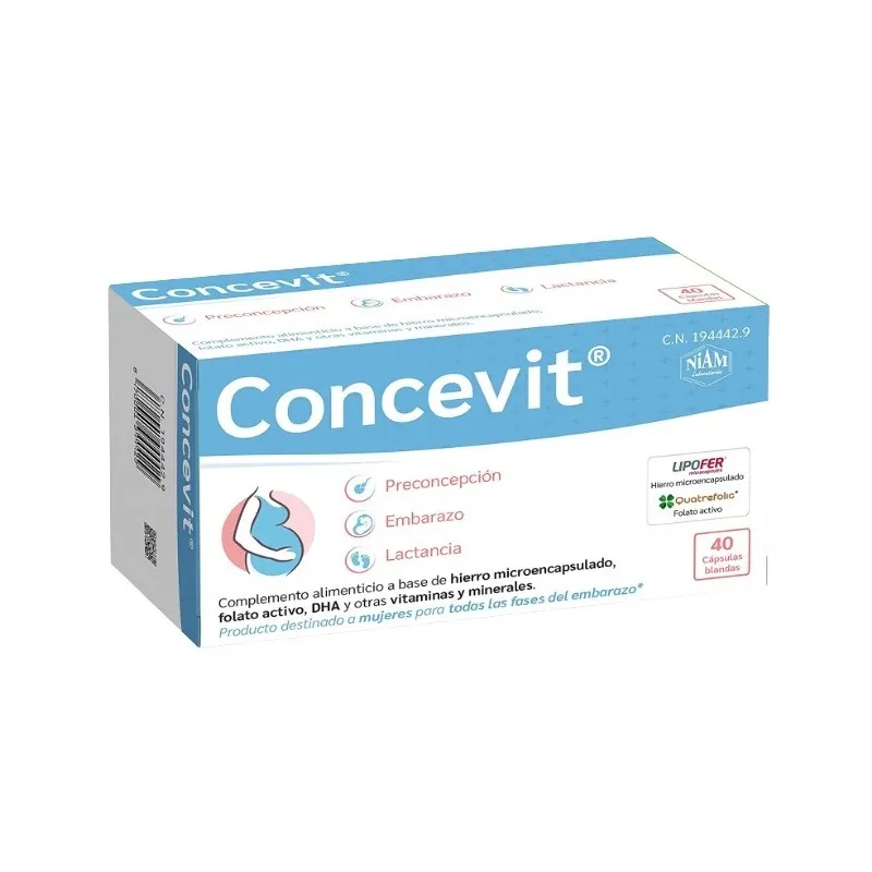 Concevit, 40 cápsulas Concevit, 40 cápsulas