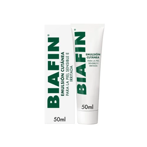 Biafin Emulsión Cutánea, para la piel sensible e irritada, 50ml