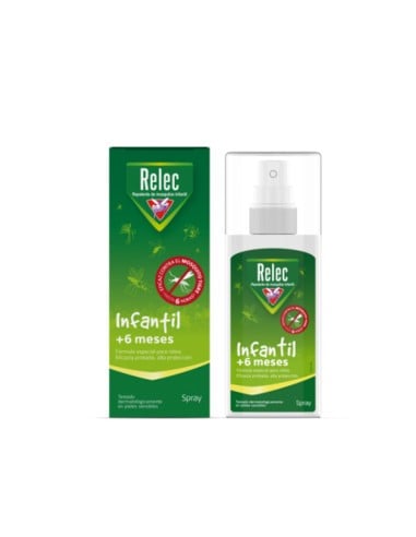 Relec Repelente Antimosquitos Infantil Spray, 100ml.