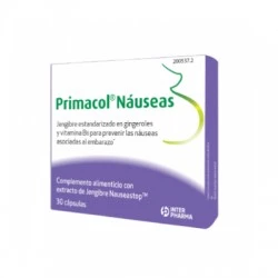 PRIMACOL NAUSEAS 30 CAPSULAS