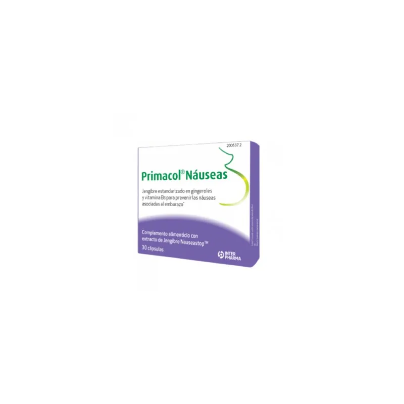 PRIMACOL NAUSEAS 30 CAPSULAS PRIMACOL NAUSEAS 30 CAPSULAS
