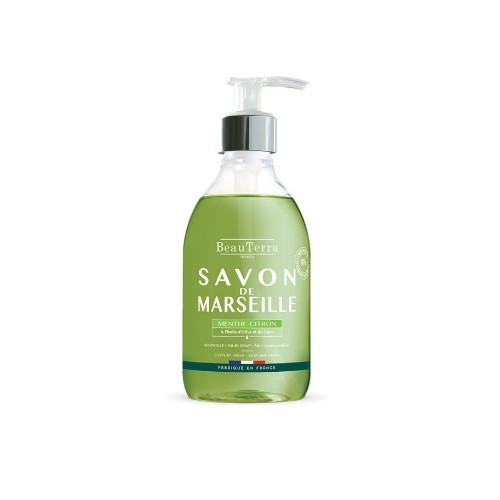 Beauterra Jabón de marsella menta-limón, 300 ml