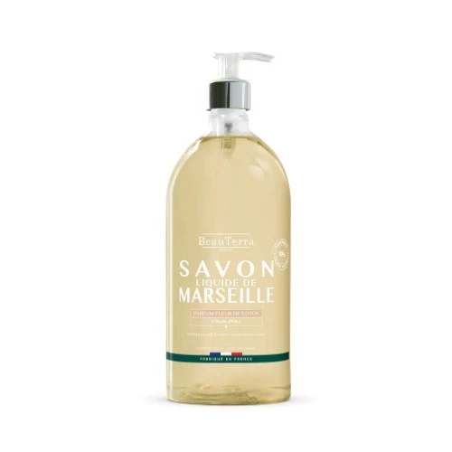 Beauterra Jabón de marsella flor de algodón, 1 L