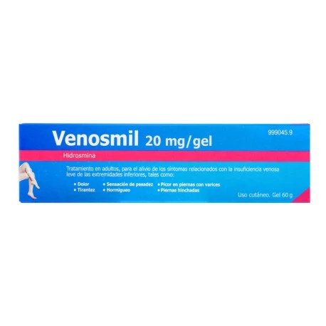 Venosmil 20 mg/g Gel tópico, 60 g