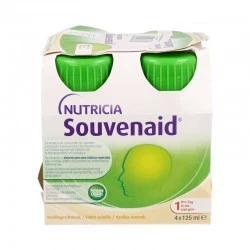 Souvenaid vainilla, 4x125 ml