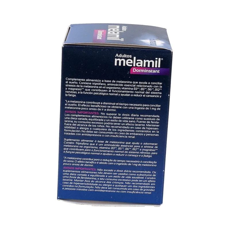 Melamil Dorminstant adultos composición Melamil Dorminstant adultos composición