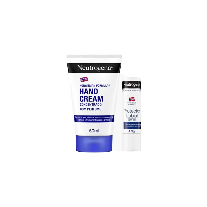 Neutrogena crema de manos concentrada, 50 ml + Regalo labial