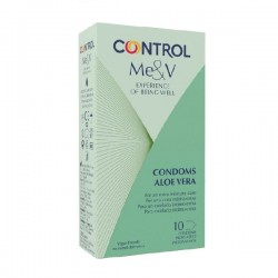 Control Me&V preservativos aloe vera, 10 unidades