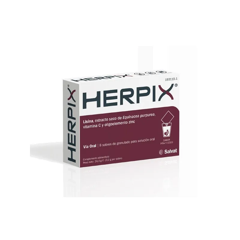 Herpix, 8 sobres.